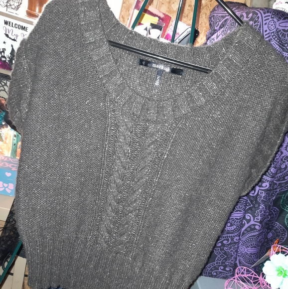 Mac & Jack brown Knit top. - Picture 3 of 16